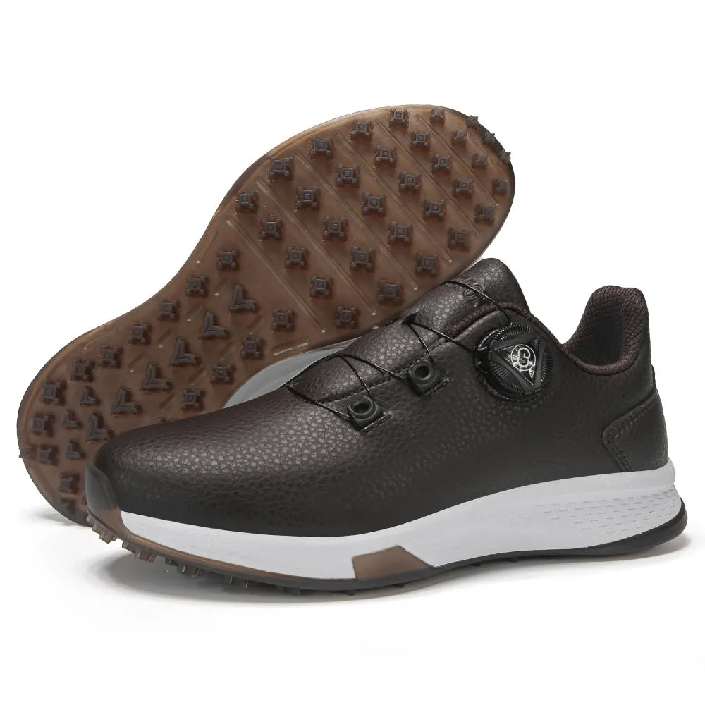 Waterproof Golf Shoes with Precision Dial &amp; Anti-Slip Grip